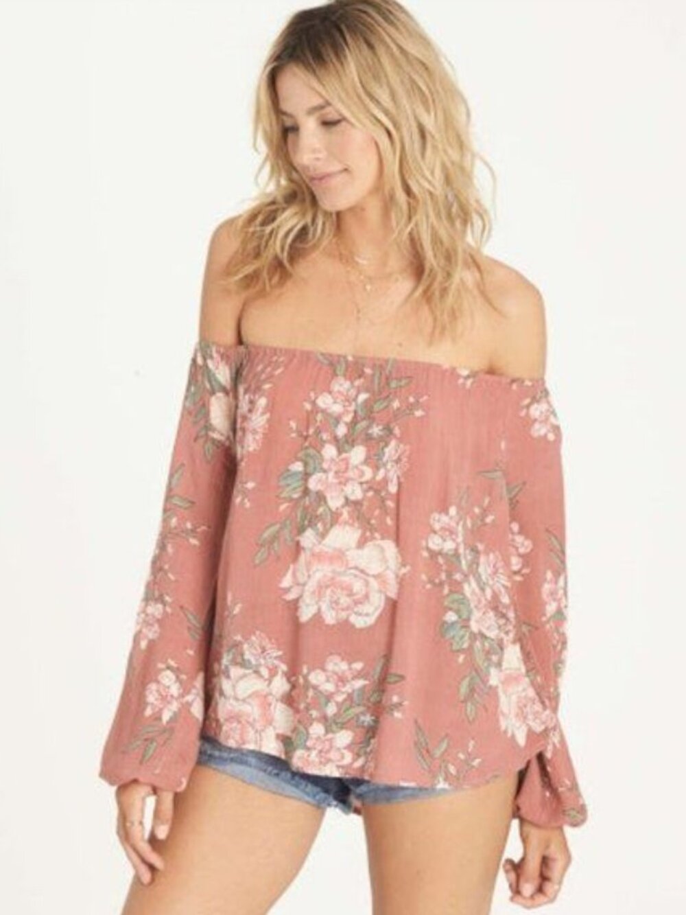 BILLABONG Mi Amore Floral Blouse Top - S